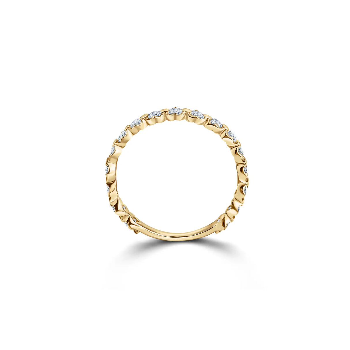 Eternal Glow - women's wedding ring with diamonds