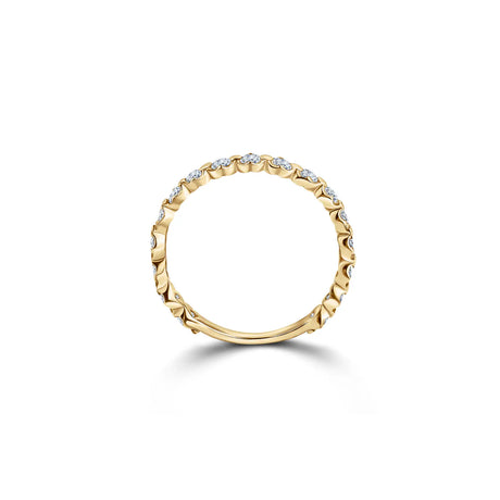 Eternal Glow - women's wedding ring with diamonds