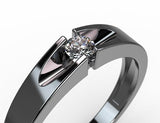 The Subtle Charm of White Gold and 0.10ct Diamond