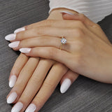 Noble Chic - yellow gold ring with 1ct diamond