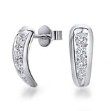 Gold earrings with diamonds 0.40 ctw