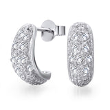 Sparkling Delicacy - Gold Earrings with Diamonds 0.36 ctw