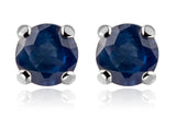 Light earrings with beautiful sapphires