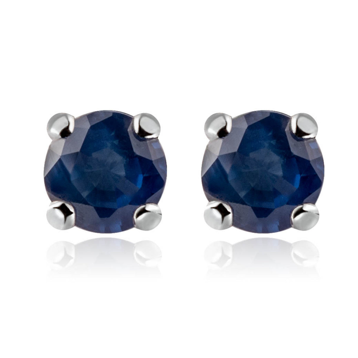 Light earrings with beautiful sapphires