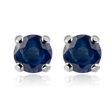 Light earrings with beautiful sapphires