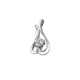 585 gold pendant with a 0.25 ct diamond