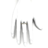 Golden Promise - Ring with an oval diamond 1.5ct