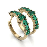 Emerald earrings