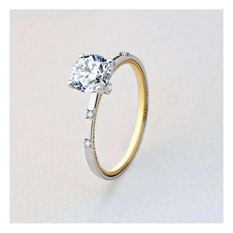 Pierścionek z diamentem 1ct - 1ct Diamond gold ring