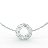 White gold bracelet with 0.12 ctw diamonds