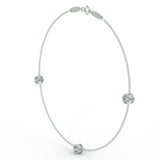 White gold bracelet with 0.90 ctw diamonds