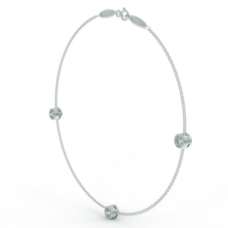 White gold bracelet with 0.90 ctw diamonds