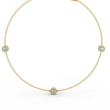 Gold bracelet with 0.90 ctw diamonds