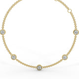 Gold bracelet with 0.75 ctw diamonds