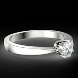 Classic Elegance - 0.20 ct diamond engagement ring