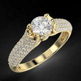 Radiant Glow - 0.89 ctw diamond ring