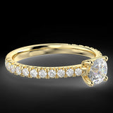 Rosé Allure - 0.85 ct diamond ring