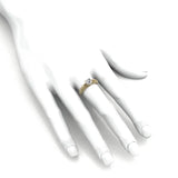 Decorative ring with a 0.50ct diamond
