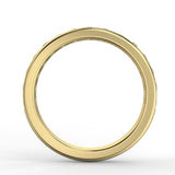 Tuscany Yellow Gold Wedding Ring with 0.75ct Diamonds