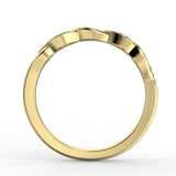 Verona Yellow Gold Wedding Ring with Diamonds