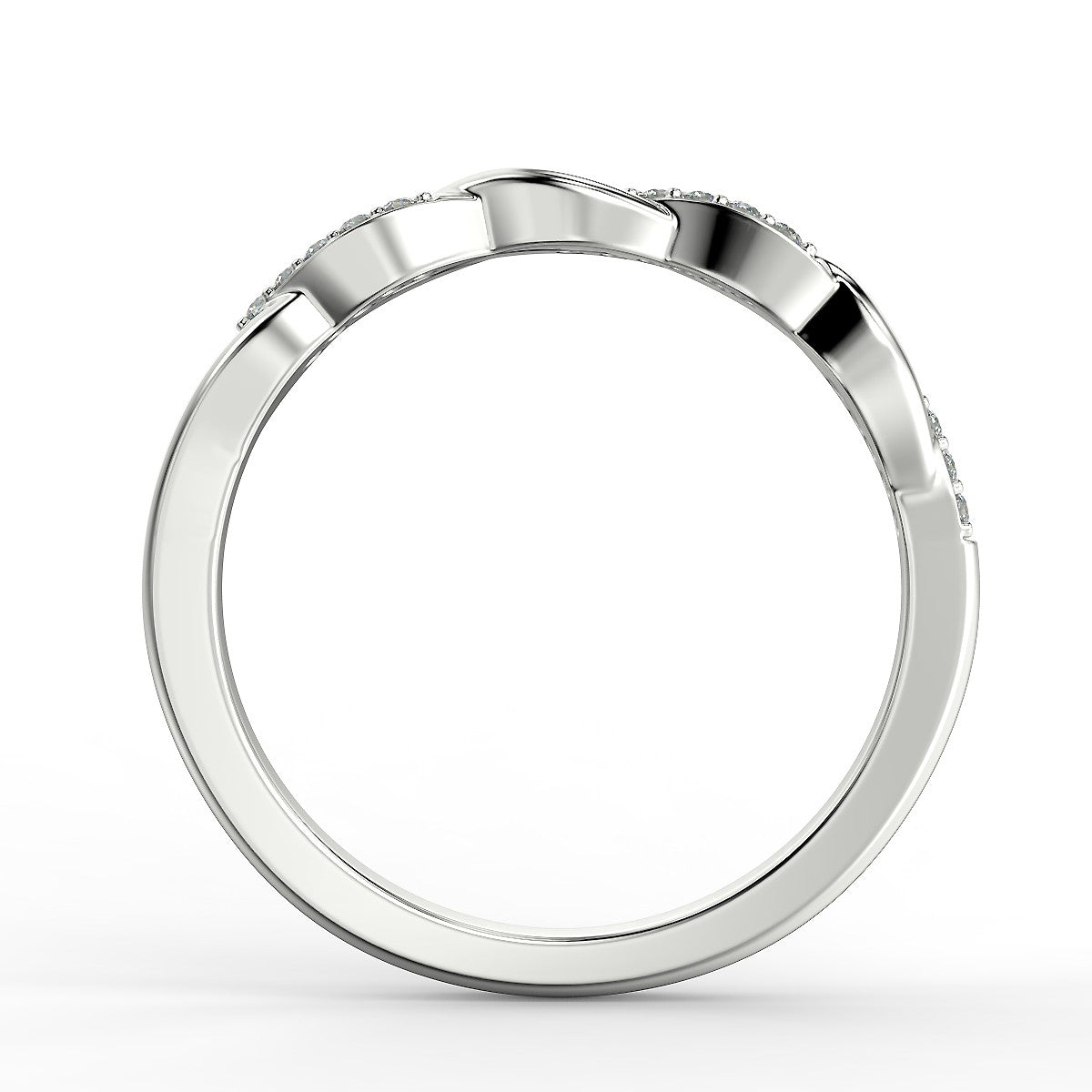 Verona White Gold Wedding Ring with Diamonds