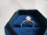 0.80ct diamond engagement ring