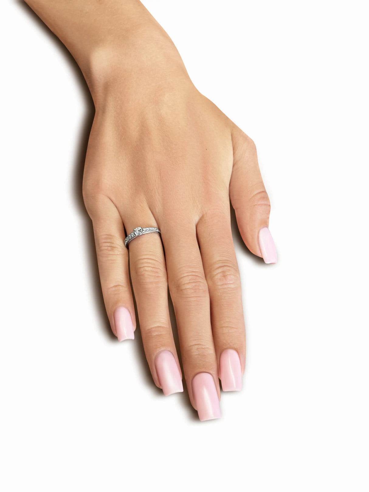 Starlit Promise - gold ring with diamond