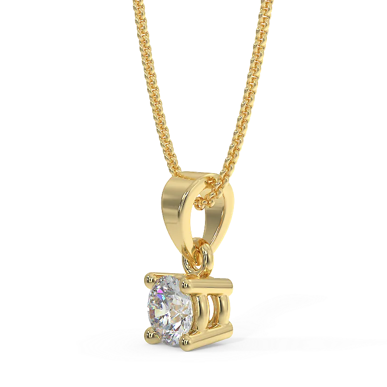 Klasyczna zawieszka z diamentem 0,30ct