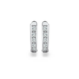 Kolczyki z diamentami 0,40ct z białego złota