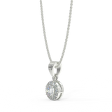 White gold pendant with 0.15 ctw diamonds