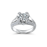 Perfection - white gold ring with 1.80 ctw diamonds