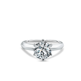 Velvet Light - classic ring with a 1.50ct diamond