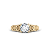 Decorative ring with a 0.50ct diamond