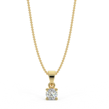 Klasyczna zawieszka z diamentem 0,30ct