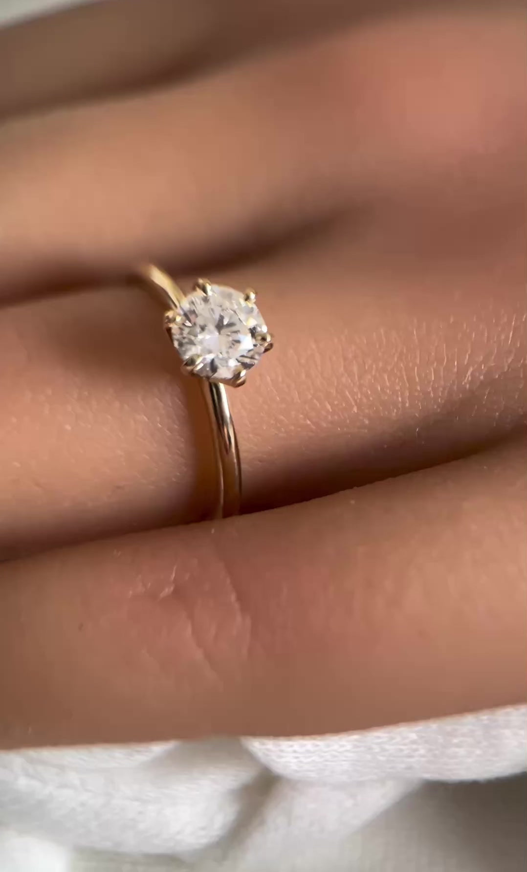 0.80ct diamond engagement ring