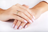 0.60ct Lab Grown Pink Diamond Ring
